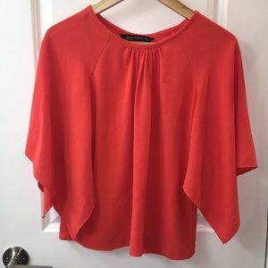 Zara poncho top
